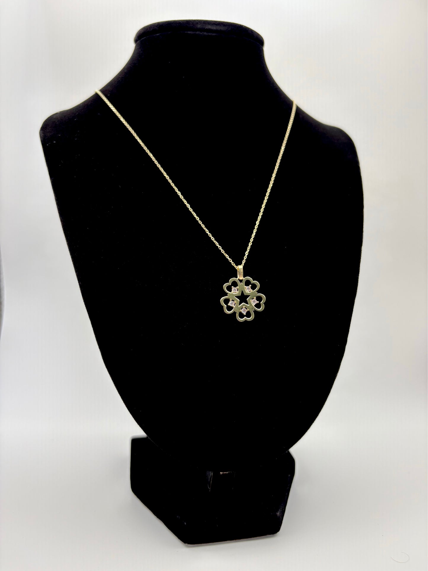 10k Heart & Stars fancy chain