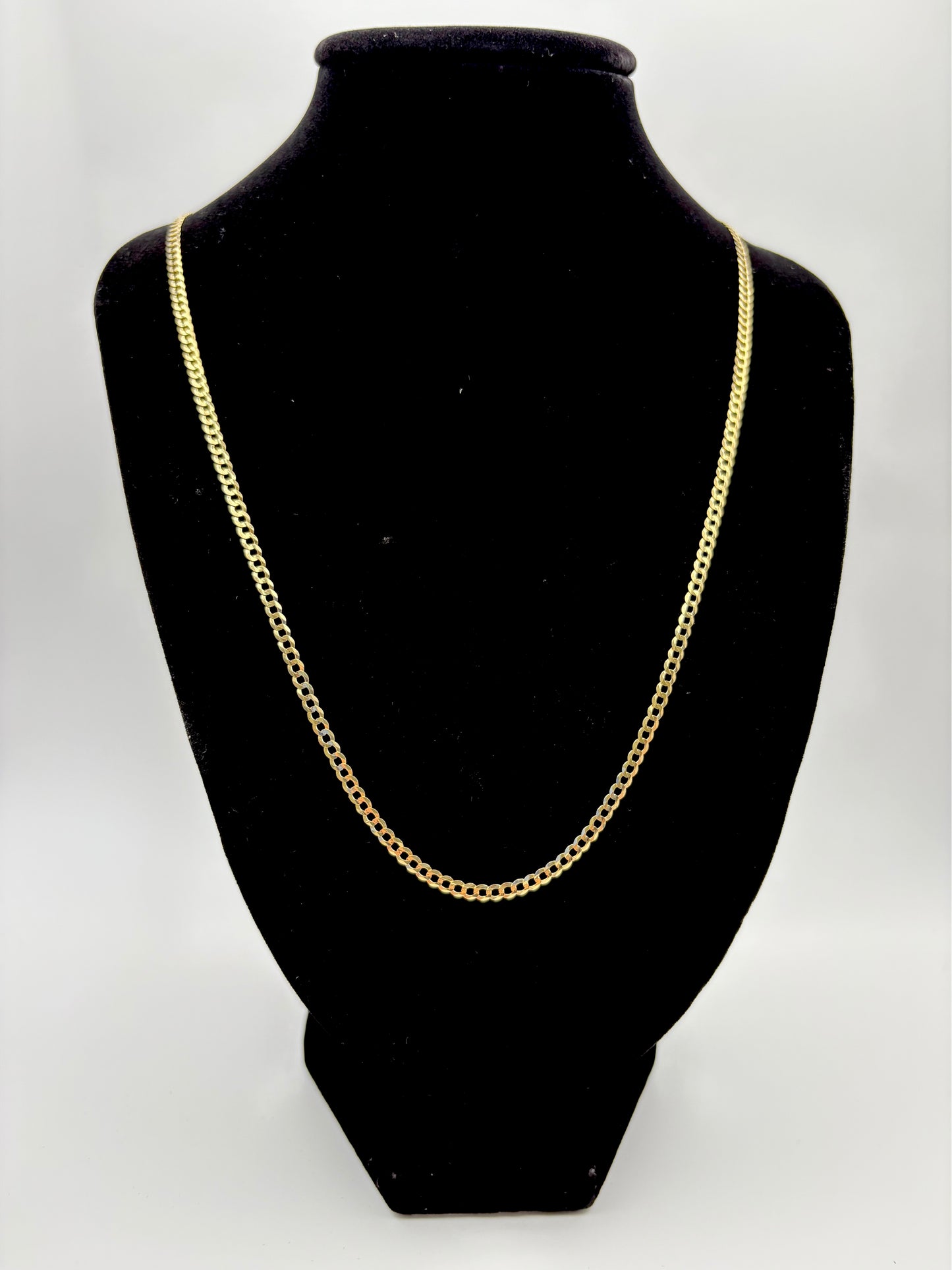 Curb link chain 10k 20”x3mm