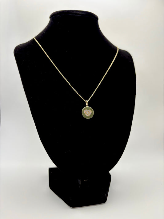 10k Fancy Chain / medal with Heart