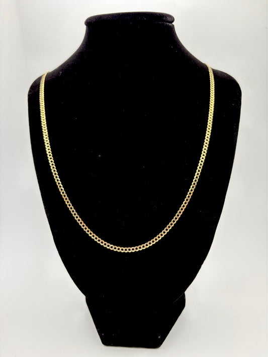 Curb link chain 10k 18”x3mm