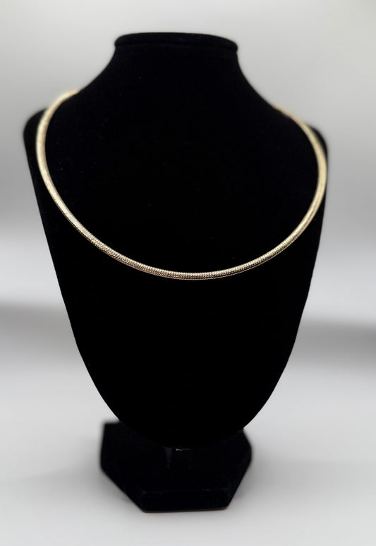 14K Solid Gold Minimalist Chain