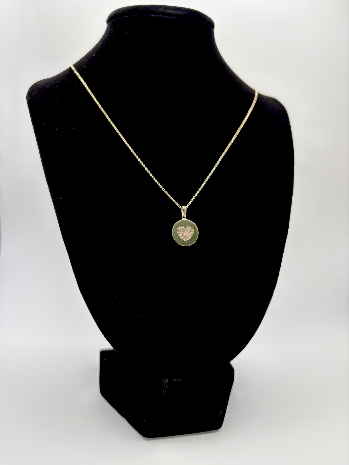 10k Fancy Chain / medal with Heart