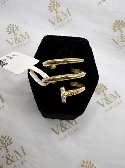 Nail ring size 7 14k