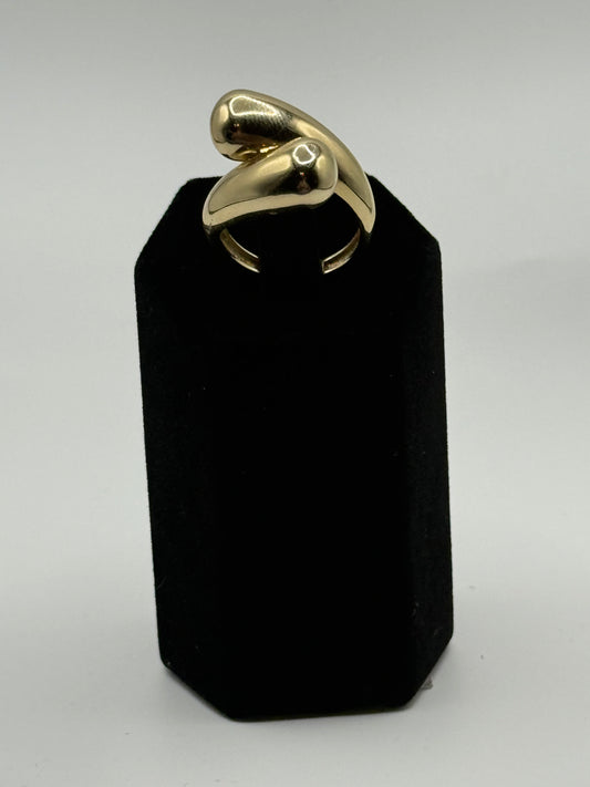 chunky ring size 7 10k