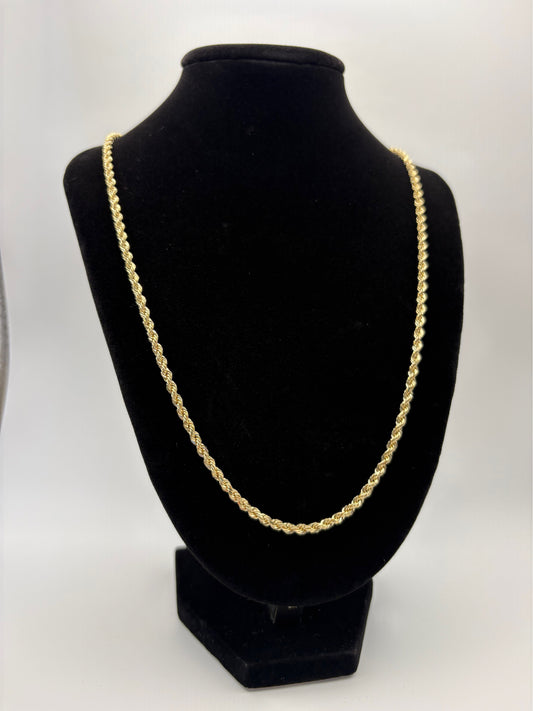 Rope Chain 24”x3mm