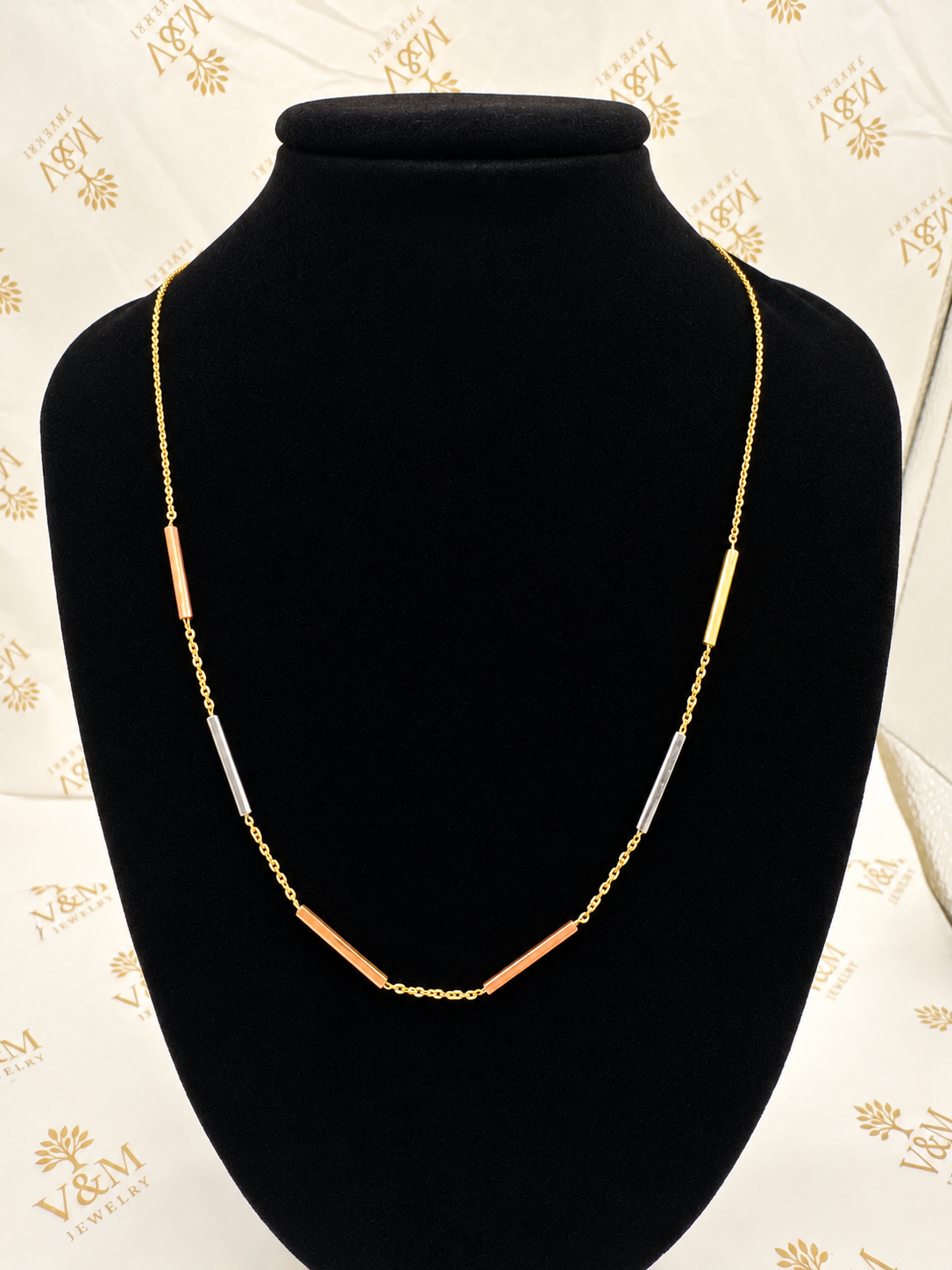 Fancy chain 3 tone 10k