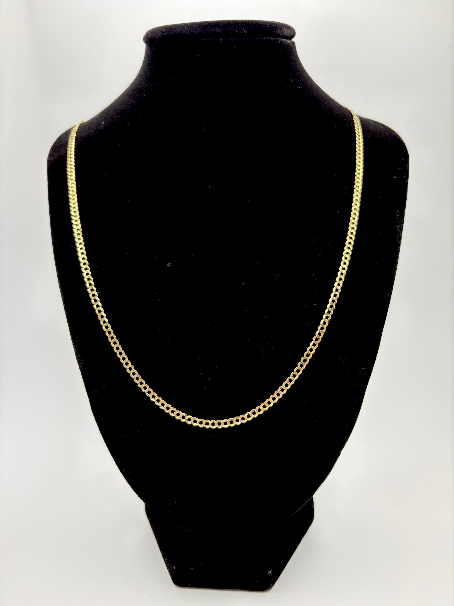 Curb link chain 10k 20”x3mm