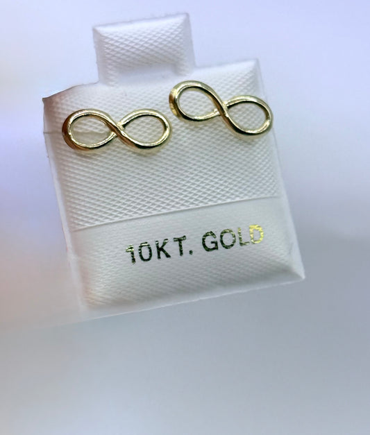 Infinity earrings 10k