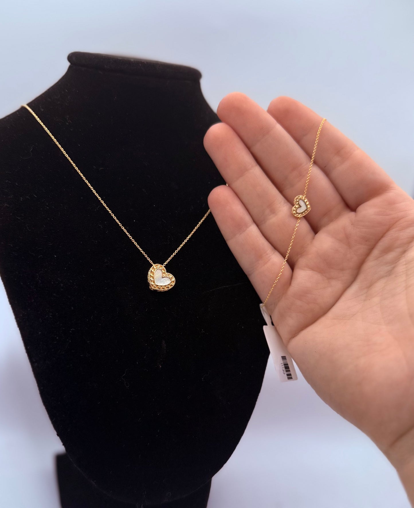 Set heart 14k