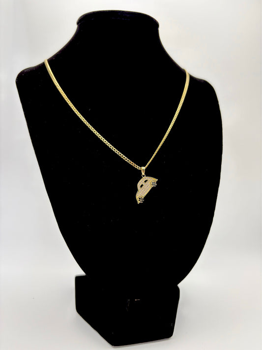 Car Cz pendant 10k