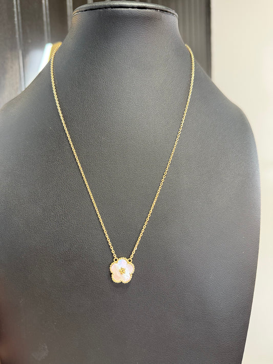 Fancy necklace flower 10k