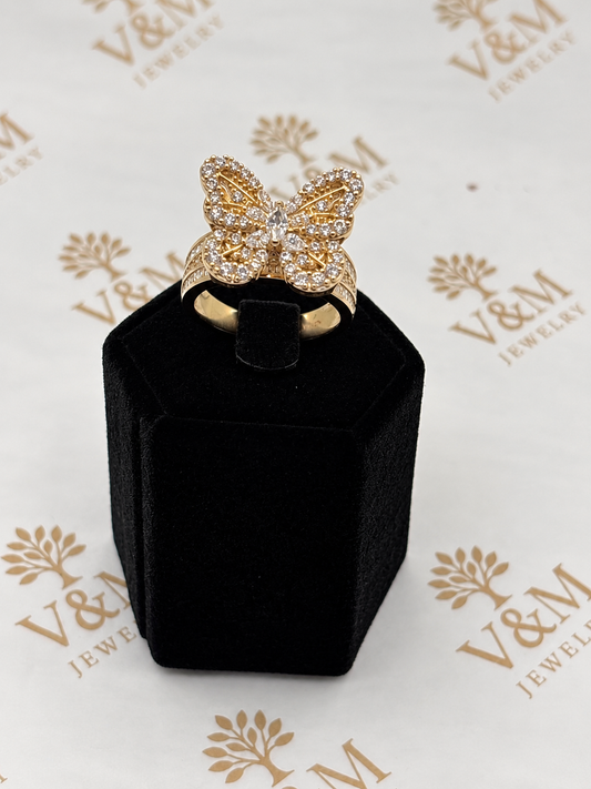 Fancy ring 10k size 8